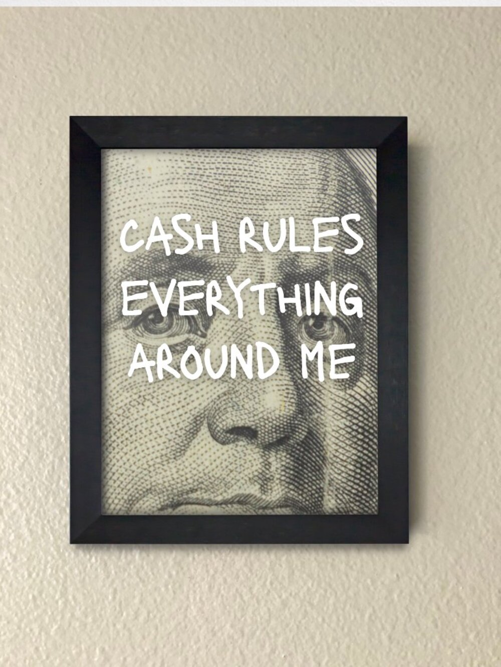 CREAM Motivational Wall Art
